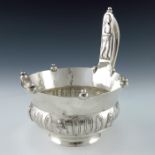 An Arts and Crafts Revivalist silver kyathos or ladle cup, Joseph Heming, London 1901,