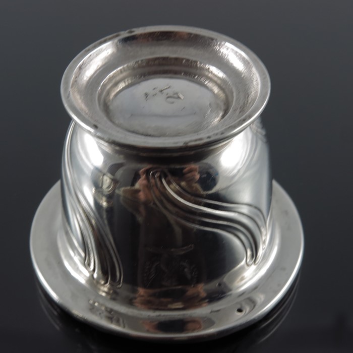 Paul Storr, a pair of William IV silver salt cellars, London 1837 - Image 3 of 4