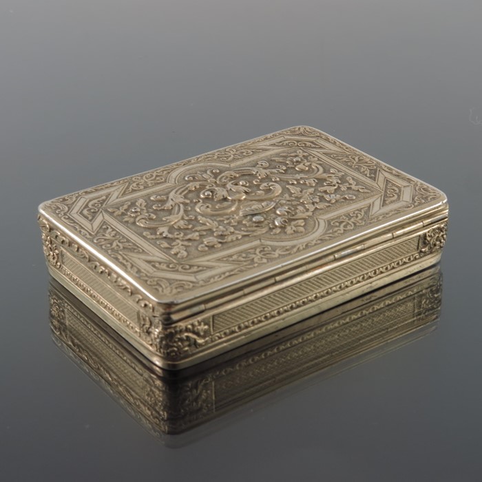 A French silver gilt box - Bild 4 aus 5