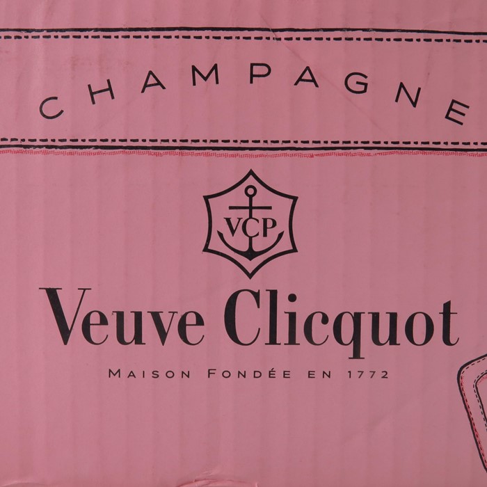 Veuve Clicquot, Rose Champagne, half bottles, case (12) - Image 2 of 2