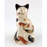 A Bovey Tracey figure of a cat