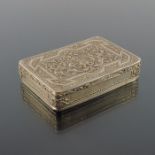A French silver gilt box