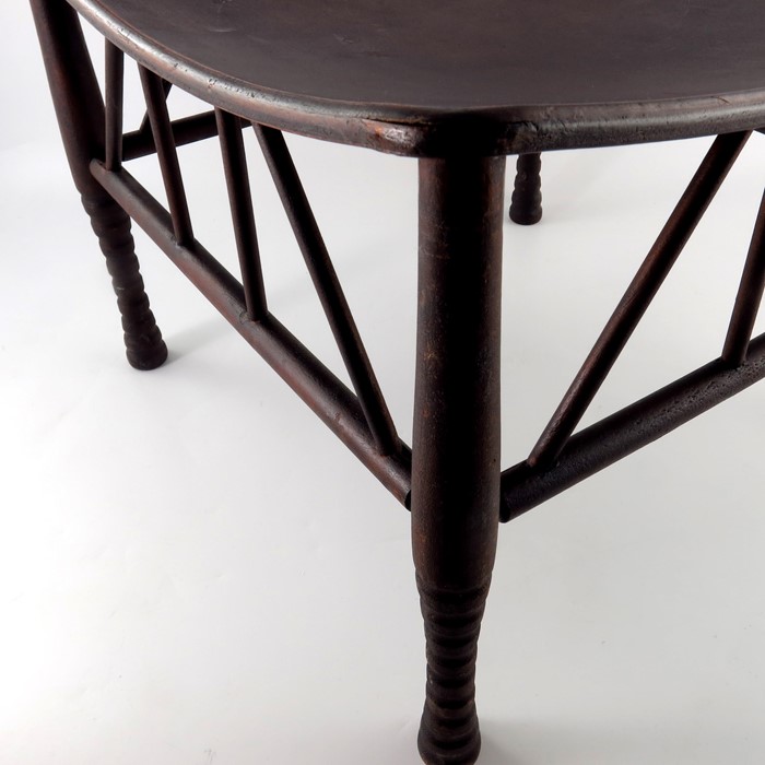 Liberty and Co., an Aesthetic Movement Thebes stool - Image 4 of 6