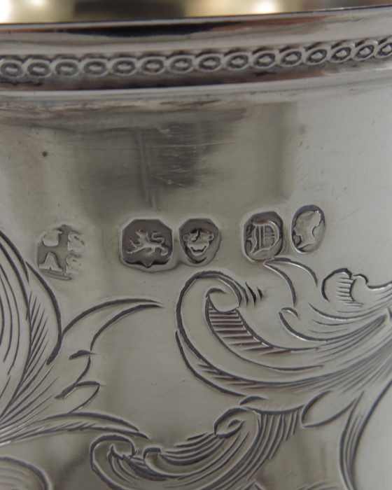 A Victorian silver Christening mug, Joseph and Albert Savory, London 1839 - Image 5 of 6