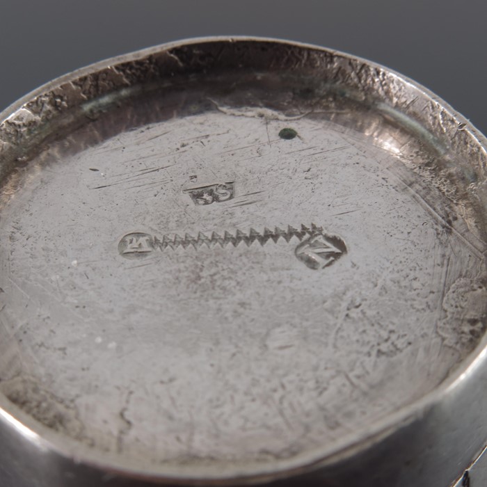 An 18th century German silver beaker, Nuremberg - Image 6 of 6