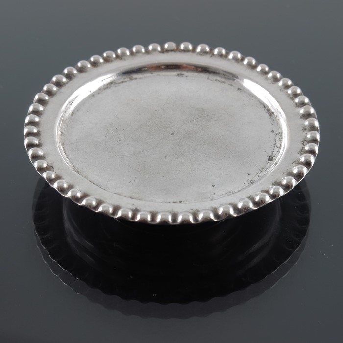 An 18th century miniature Dutch tazza, Amsterdam circa 1730