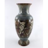 Eliza Simmance for Doulton Lambeth, a stoneware vase baluster form,
