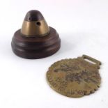 First World War German shell fuze head