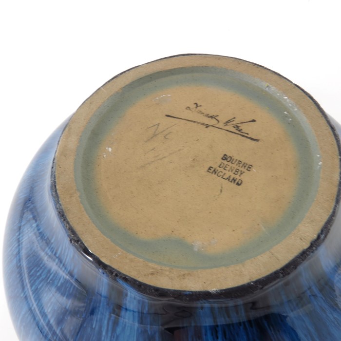 Bourne Denby, a Danesby Ware electric blue vase - Image 5 of 5