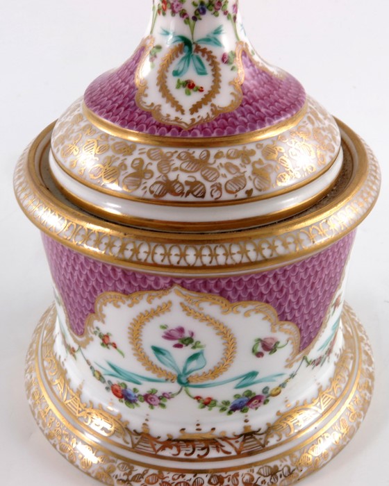 A Dresden vase and cover - Image 8 of 11