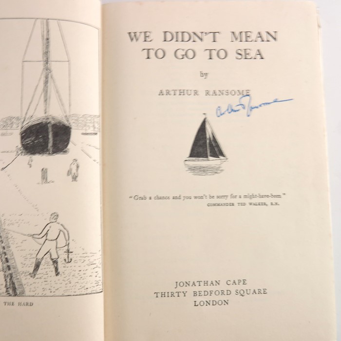 Arthur Ransome, We Didn't Mean To Go To Sea, Jonathon Cape 1947 - Image 2 of 3