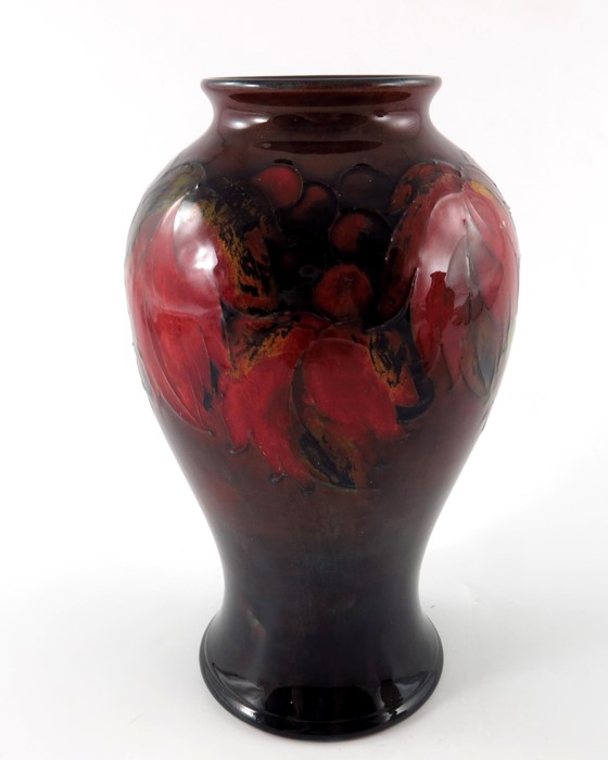 William Moorcroft, a Flambe Leaf and Berry vase, circa 1930 - Image 2 of 5