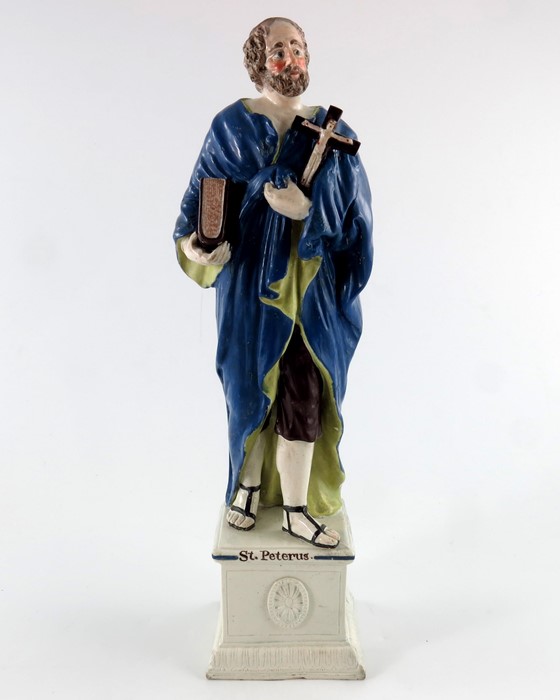 Ralph Wood (attributed), a matched pair of Staffordshire figures - Image 9 of 15