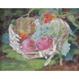 Jane Inglis (Fl.1859-1916), Still Life with Basket of Fruit