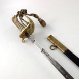 A George VI Naval Officer's dress sword