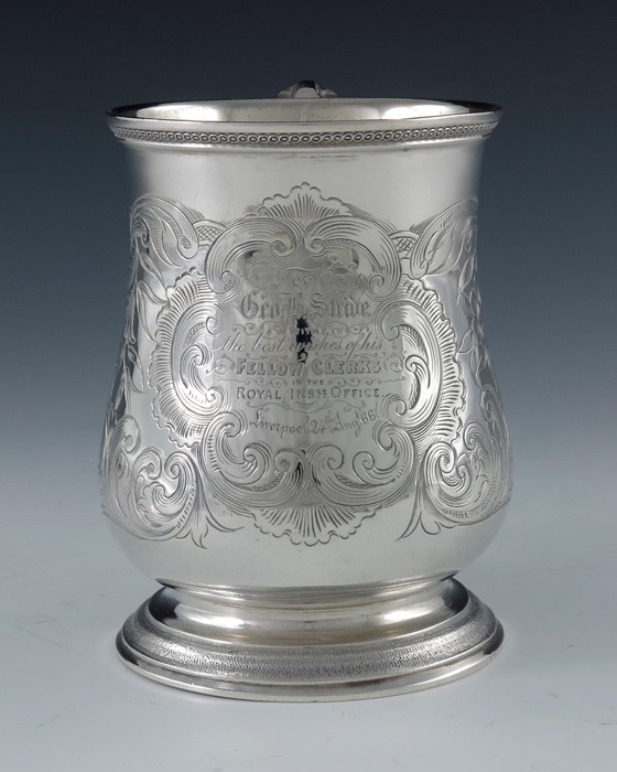 A Victorian silver Christening mug, Joseph and Albert Savory, London 1839 - Image 2 of 6