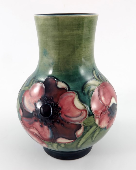 Walter Moorcroft, an Anemone vase