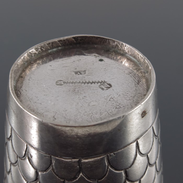 An 18th century German silver beaker, Nuremberg - Image 5 of 6