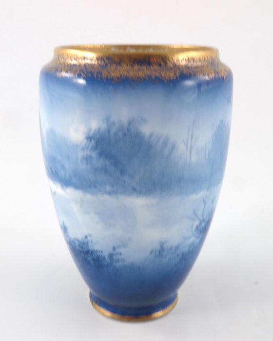 A Royal Doulton blue children vase - Image 8 of 9