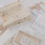 A collection of 17th and 18th century Italian merchant letters, letters mostly from Genoa date dated