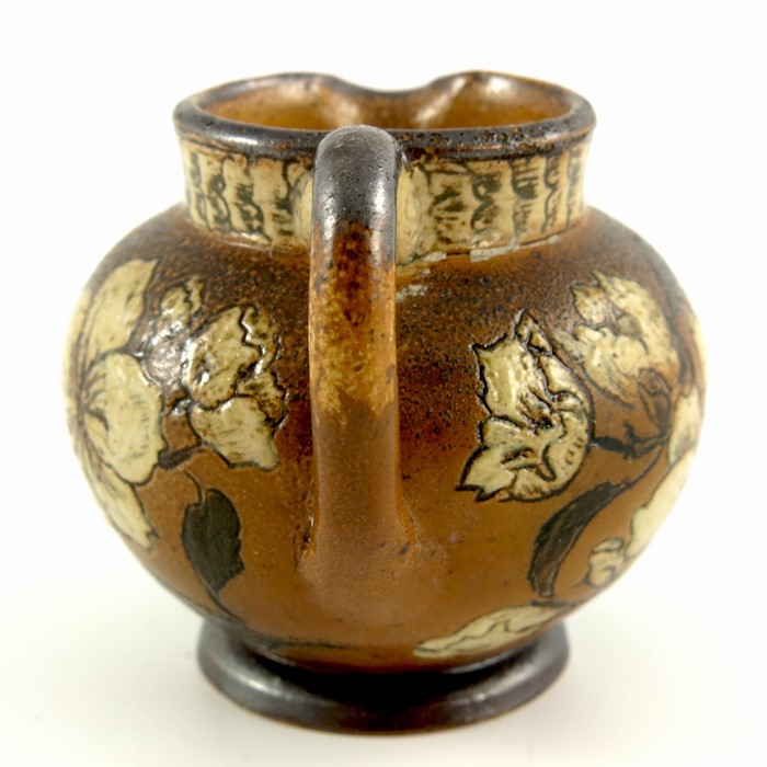 Robert Wallace Martin for Martin Brothers, a miniature stoneware jug - Image 4 of 6