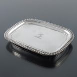 A George III silver coaster tray, Rebecca Eames and Edward Barnard, London 1816