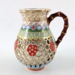 A Royal Worcester reticulated jug