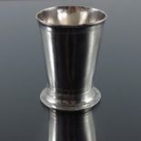 A 17th century Norwegian silver beaker, Bergen circa 1670