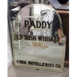 Breweriana, advertising mirror, 'Paddy Old Irish W