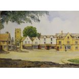 John Isherwood, Northleach, watercolour, a similar