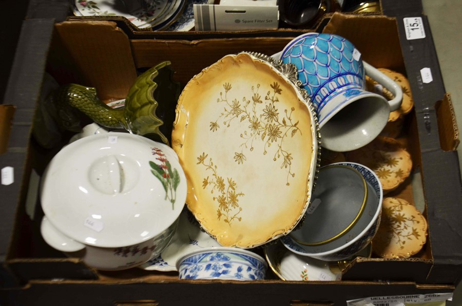 A quantity of pottery, china, silver plate and sun - Image 2 of 4