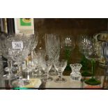 A set of six Waterford Kildare pattern wine glasses