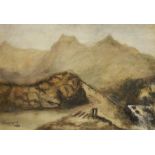 After Henri Joseph Harpignies, Mountain Landscape,