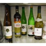 Assorted German white wine