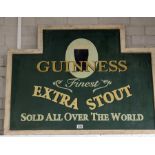 Breweriana, painted advertising sign, Guinness, F