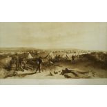 Military print, Camp of the 4th Division July 15th 1855