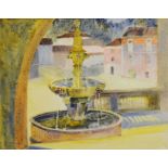 Agnes Kempson Swaine, Iberian Fountain, 38 x 34 cm