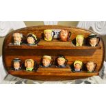 Royal Doulton , a set of twelve miniature characte