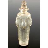 Rene Lalique, a Pan glass perfume bottle