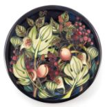 Emma Bossons for Moorcroft, a Queens Choice wall plaque