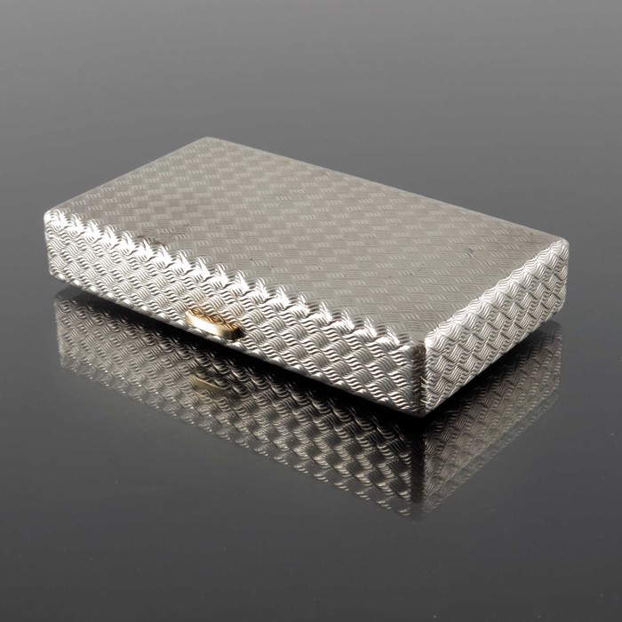 Hermes, a French silver box, Paris circa 1930s