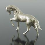 An Iraqi silver model of a horse