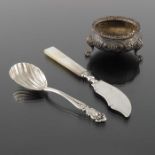 A Victorian silver salt cellar, Henry Holland