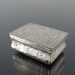 A Dutch silver snuff box, 1900