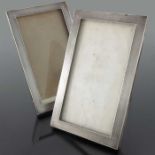 A pair of George V silver photo frames, Mappin and Webb, London 1920