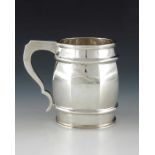 An Edwardian silver tankard, Adie Brothers, Birmingham 1902