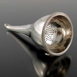 A George III silver wine funnel, Samuel Whitford, London 1807