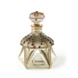 Julien Viard for Rimmel, a Yvonette glass perfume bottle