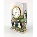 Carol Lovatt for Moorcroft, a Puffin clock