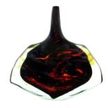 Michael Harris for Mdina, a glass fish vase